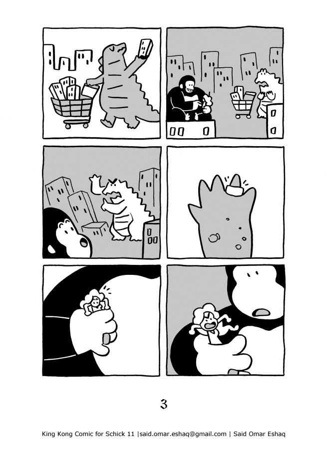 King Kong Comic for Schick #11 | Page 3 of 5
