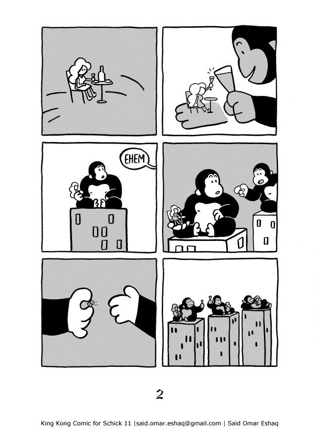 King Kong Comic for Schick #11 | Page 2 of 5
