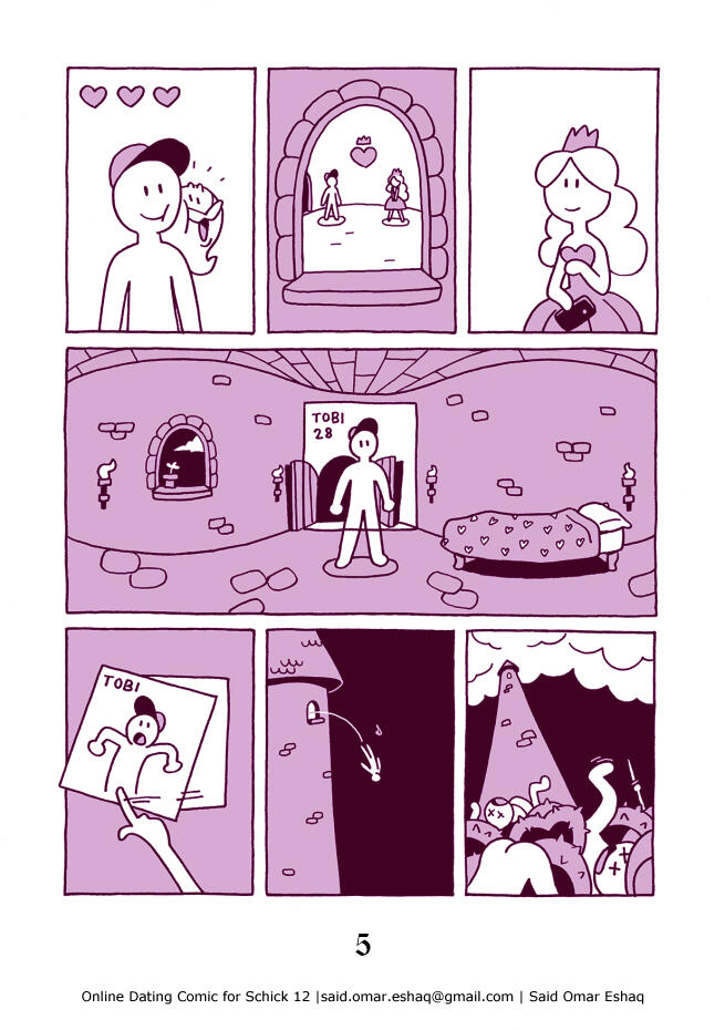 Online Dating Comic for Schick 12 | Page 5 of 6 Online Dating Comic for Schick 12 | Page 5 of 6