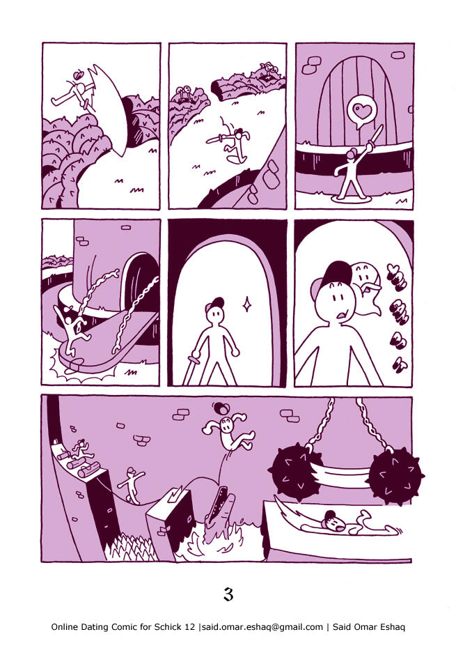 Online Dating Comic for Schick 12 | Page 3 of 6 Online Dating Comic for Schick 12 | Page 3 of 6