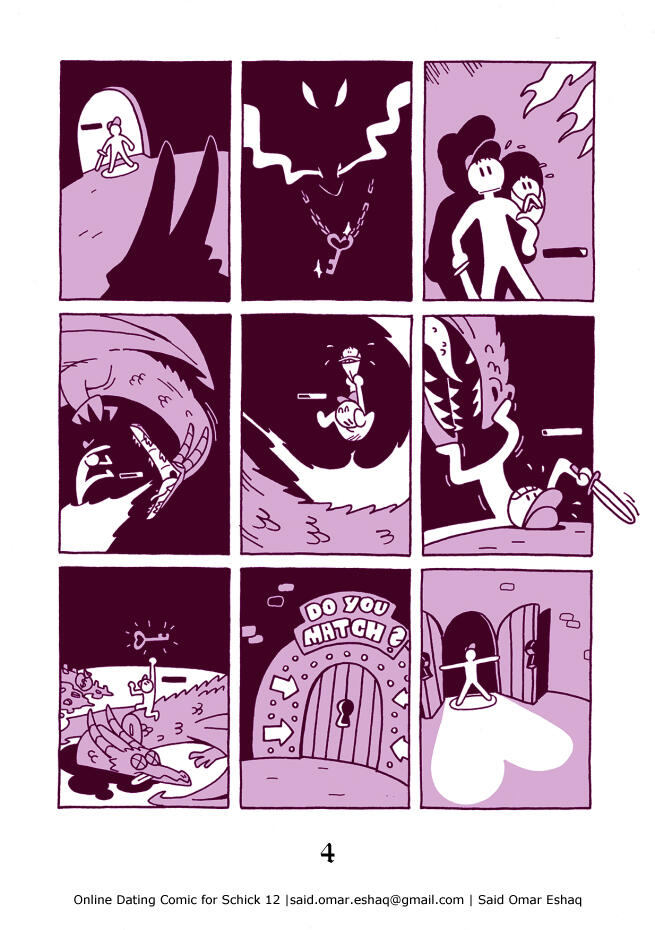 Online Dating Comic for Schick 12 | Page 4 of 6 Online Dating Comic for Schick 12 | Page 4 of 6