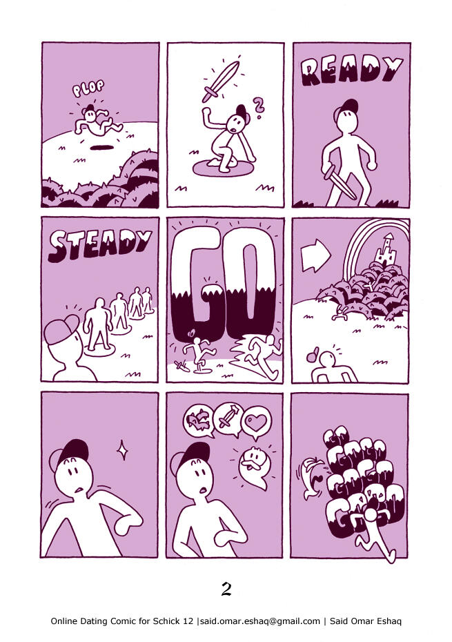 Online Dating Comic for Schick 12 | Page 2 of 6 Online Dating Comic for Schick 12 | Page 2 of 6