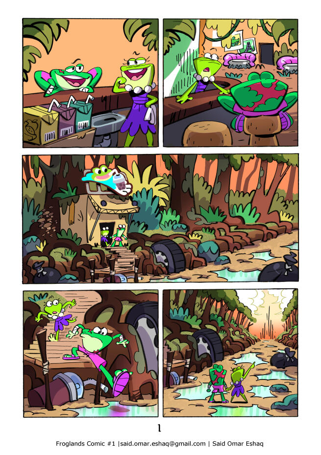 Froglands Comic #1 - River Date | Page 1 of 4 Froglands Comic #1 - River Date | Page 1 of 4